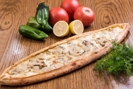 Mantarlı Kaşarlı Pide - Taşfırın Eyvan Tuzla